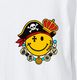 Pirate Smiley T-shirt White
