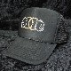 Parody double handed Gold Swarovski cap Black