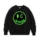 Smiley Lime Yellow Sweat Black