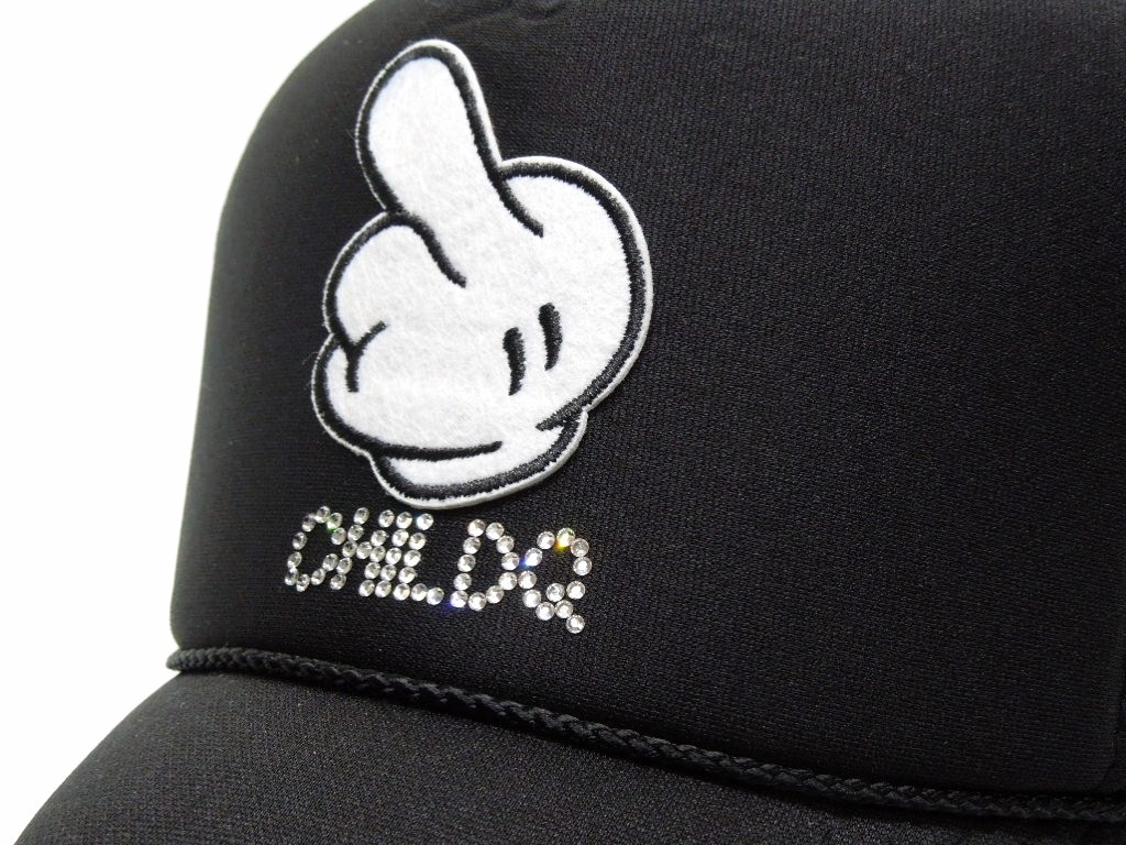 Hand emblem Swarovski��Black