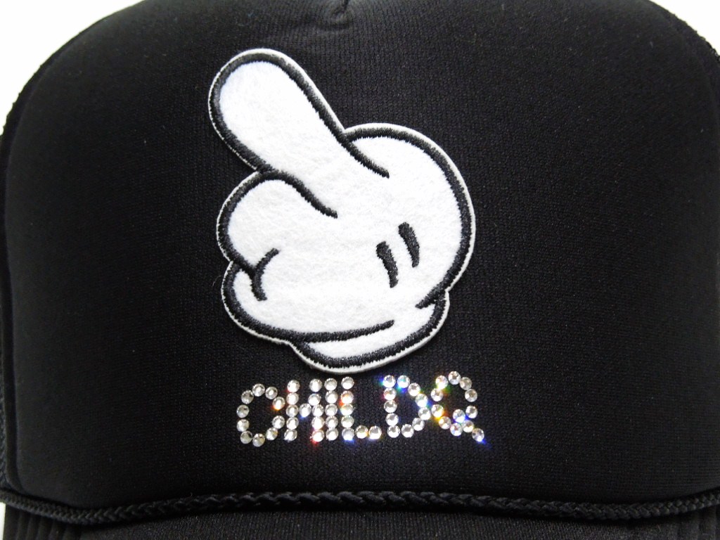 Hand emblem Swarovski��Black
