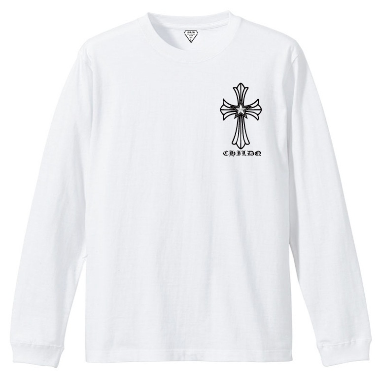 Star cross T-shirt white