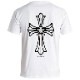 Star cross T-shirt white