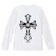 Star cross T-shirt white