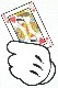 Swarovski Playing card��Parker White
