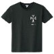 Star cross T-shirt Black