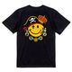 Pirate Smiley T-shirt Black