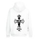 Star cross hoodie white
