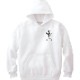Star cross hoodie white