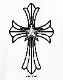 Star cross hoodie white