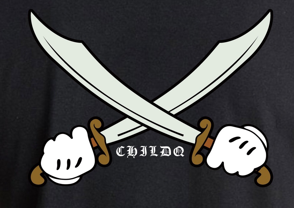 Pirate Sword T-shirt Black