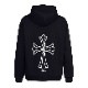 Star cross hoodie Black