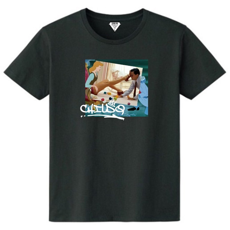 Pop Art Girl N.o16 Black T-shirt
