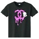 Parody One Hand Swarovski T Shirt Black��Camouflage��pink