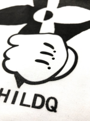 Half  Pop Art Swallow Long T-shirt White