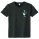 Cross hand T-shirt Black T&co blue