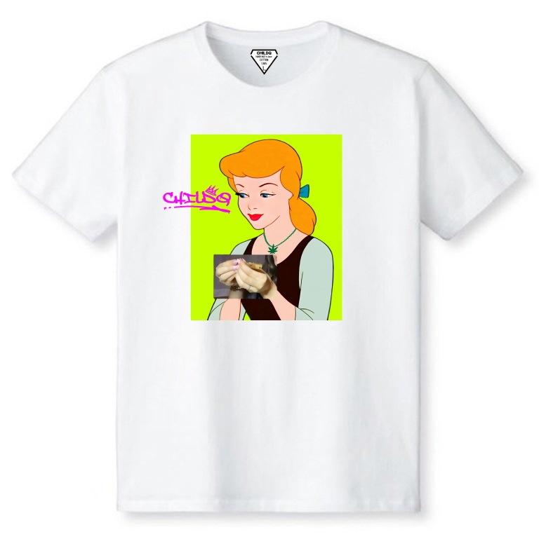 Pop Art Girl N.o4 White T-shirt