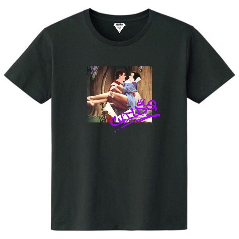 Pop Art Girl N.o11 Black T-shirt