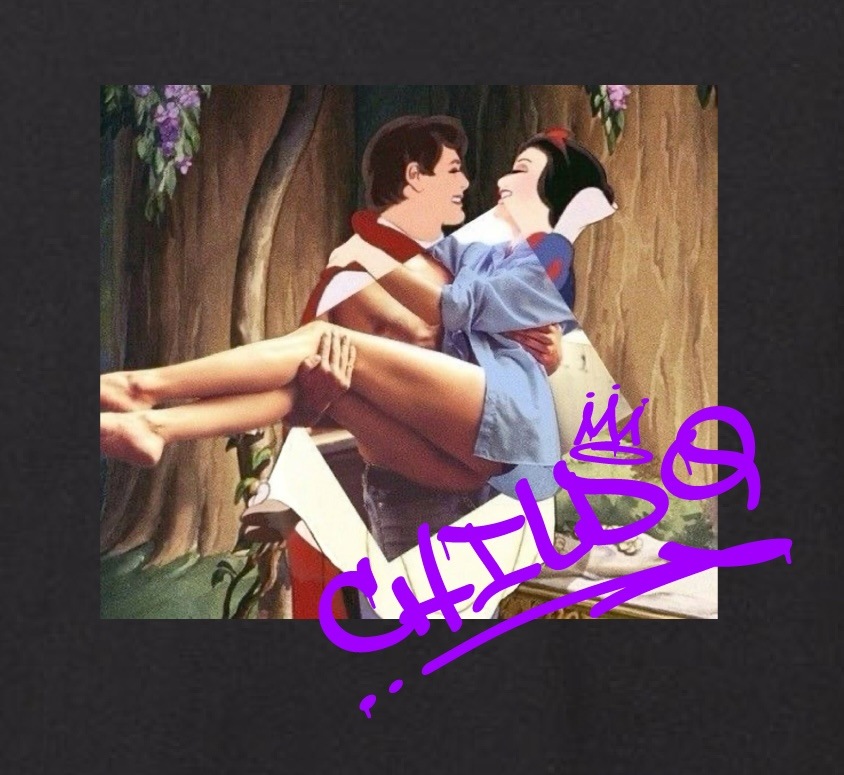 Pop Art Girl N.o11 Black T-shirt