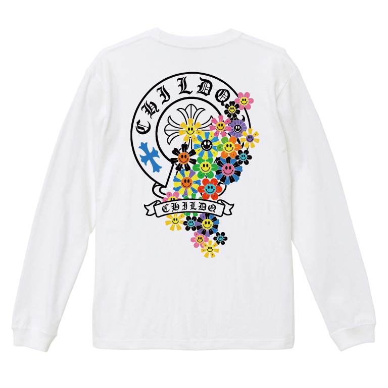 Smiley Bloom T-Shirt White