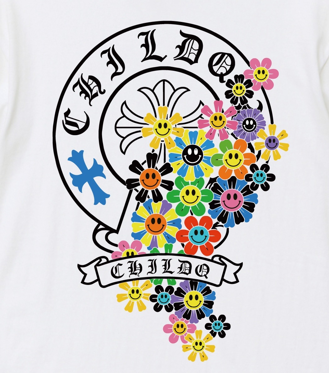 Smiley Bloom T-Shirt White