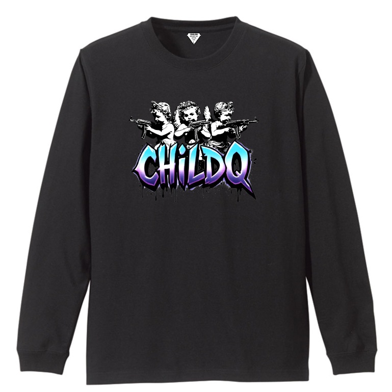 Graphic CHILDQ N.o1 Black T-shirt