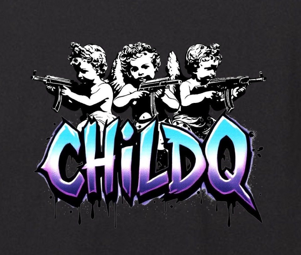 Graphic CHILDQ N.o1 Black T-shirt