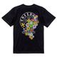 Smiley Bloom T-Shirt Black