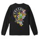 Smiley Bloom T-Shirt Black