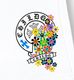 Smiley Bloom half pants White