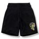 Smiley Bloom half pants Black