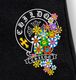 Smiley Bloom half pants Black