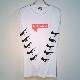 Parody Melting Sleeve Print No2 Long T Shirt White