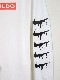 Parody Melting Sleeve Print No2 Long T Shirt White