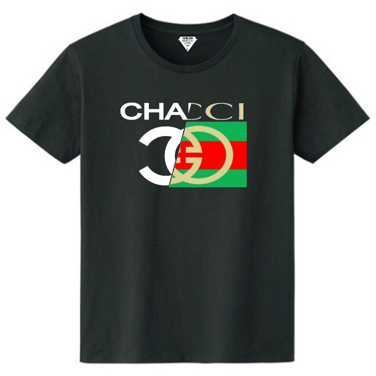 Parody Half & Half  T-shirt Black N.O2