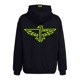 Vivid yellow Eagle Parka Black