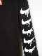 Parody Melting Sleeve Print No2 Long T Shirt Black