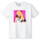 Pop smoking T-shirt white