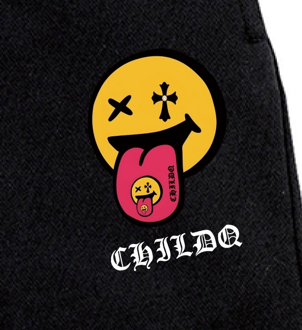 Smiley&Smiley half pants Black