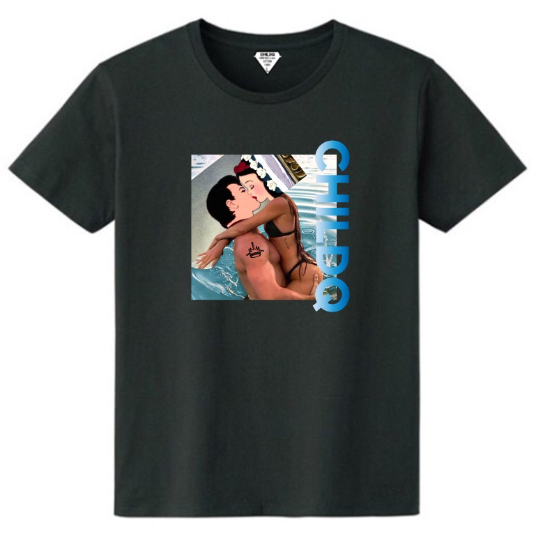 Pop Art Girl N.o20 Black T-shirt
