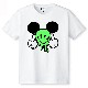 Pop Art Swarovski T-shirt White �� Green