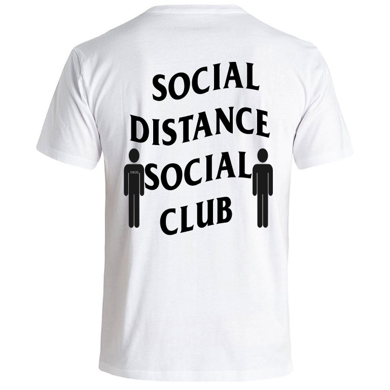 Social Distance Club  T-shirt White