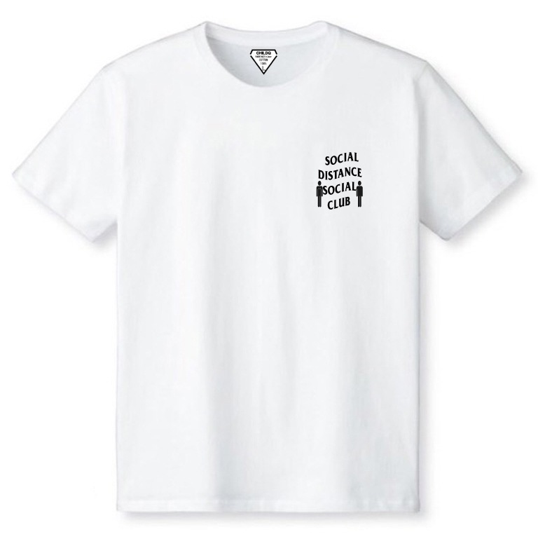 Social Distance Club  T-shirt White