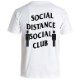 Social Distance Club  T-shirt White