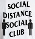 Social Distance Club  T-shirt White