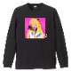 Pop smoking T-shirt Black