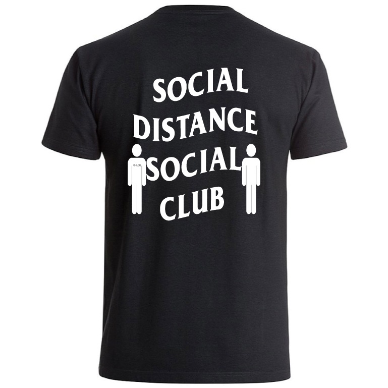 Social Distance Club T-shirt Black