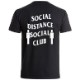 Social Distance Club T-shirt Black