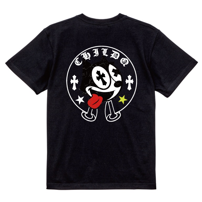 CHILDQ & FELIX  Black T-shirt