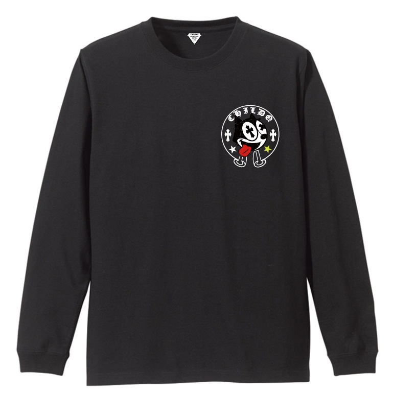 CHILDQ & FELIX  Black T-shirt